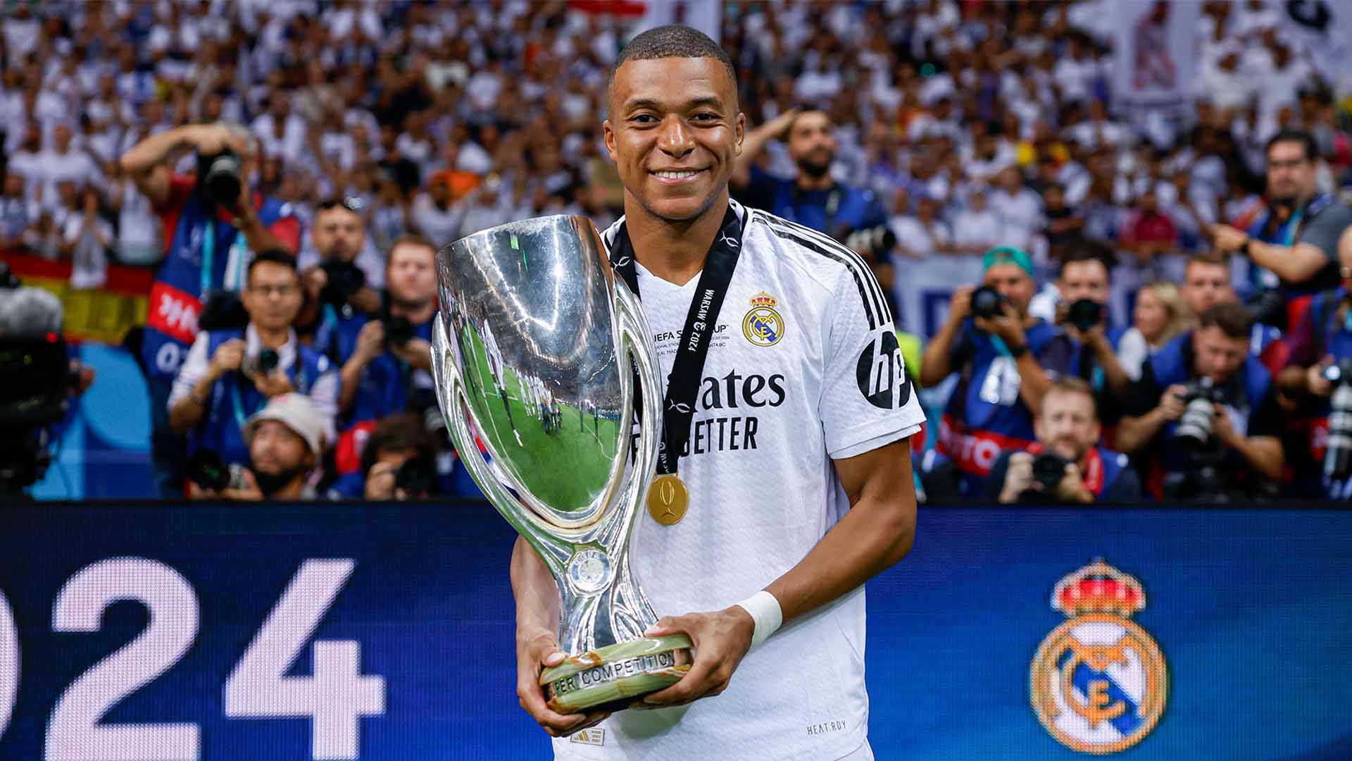 Mbappe Mencetak Gol di Debut Real Madrid, Menangkan Piala Super UEFA